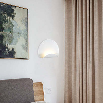 Scandinavian Iron Folding Semicircle LED Wall Sconce Lamp