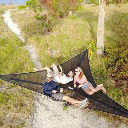 Triangle Hammock with Three-Point Anchor System