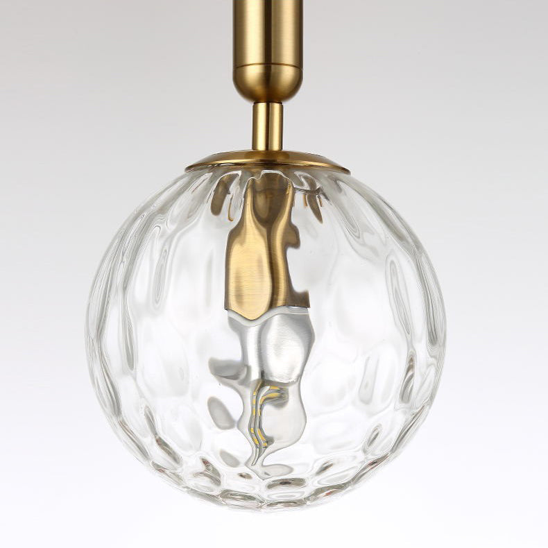 Nordic Orb Hardware Glass 1-Light Wall Sconce Lamp