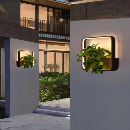 Aluminum Frame Outdoor Waterproof LED Wall Sconce Lamp