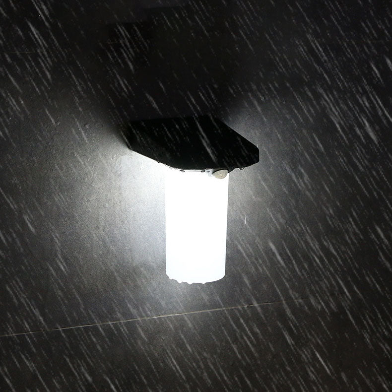 Simplicity ABS Column LED Outdoor Wall Sconce Lamp