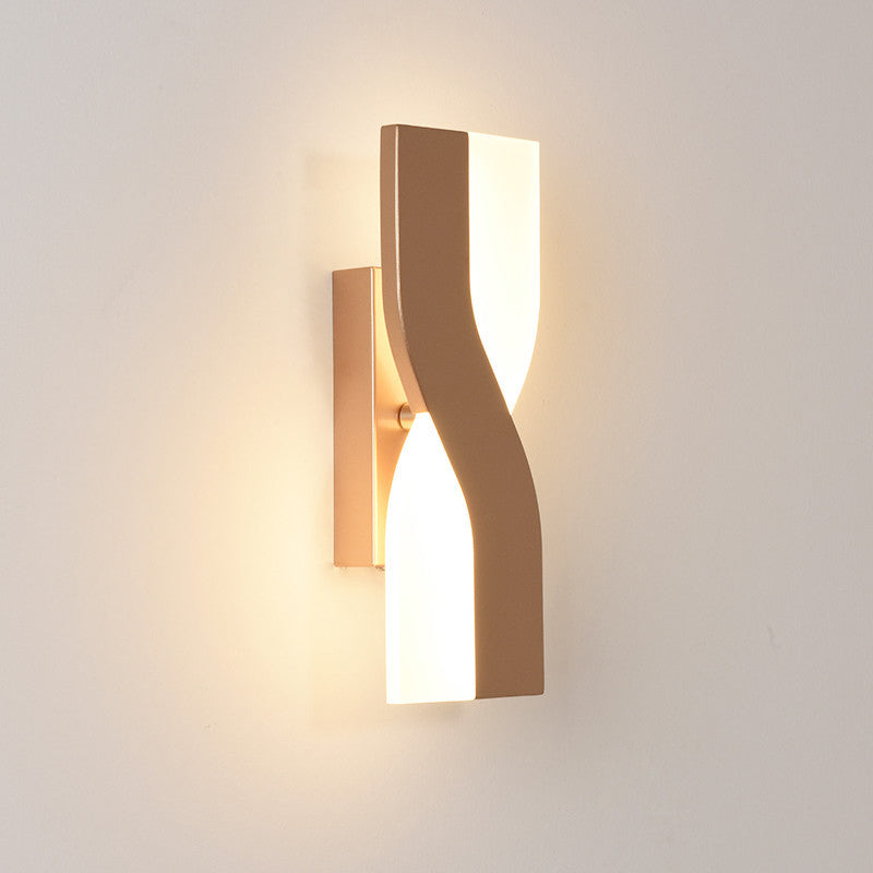 Creative Rotatable Funnel Iron Acrylic LED Wall Sconce Lamp