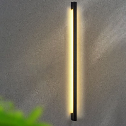 Simplicity Long Strip Iron Silicone LED Wall Sconce Lamp