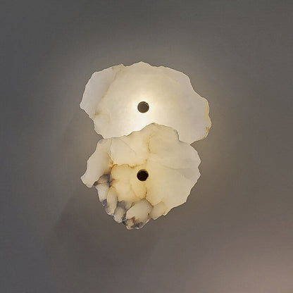 Chinese Rectangular Lucite Iron LED Wall Sconce Lamp