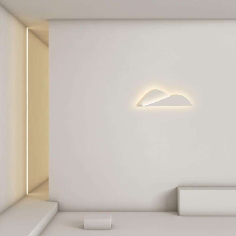 Minimalist Mountains Design Iron LED Wall Sconce Lamp