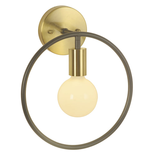 Nordic Circle Round Iron 1-Light Wall Sconce Lamp