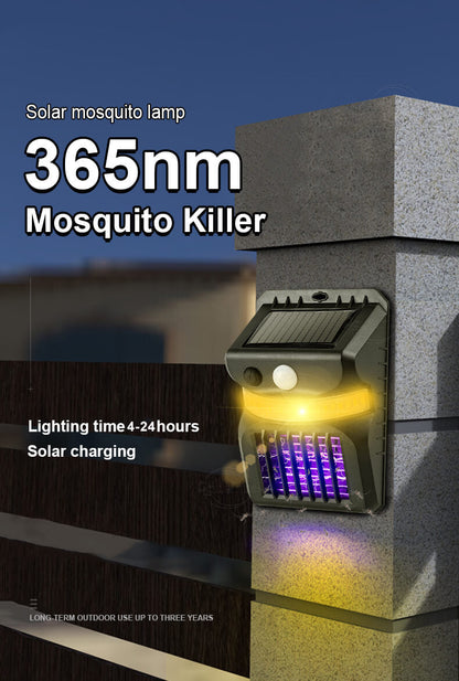 Solar Intelligent Sensor Outdoor Garden Wall Sconce Lamp