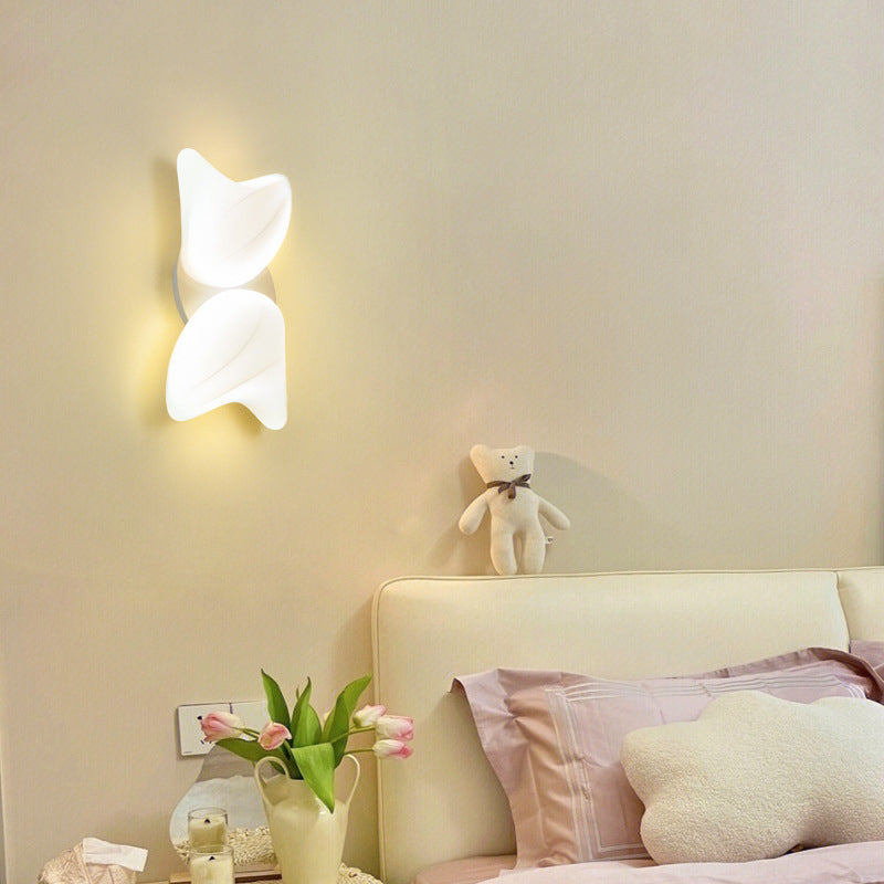 Creative PE Geometric Shade Hardware LED Wall Sconce Lamp