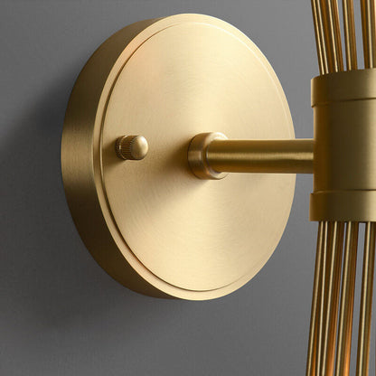 Luxury Copper Branch Column 1/2 Light Wall Sconce Lamp