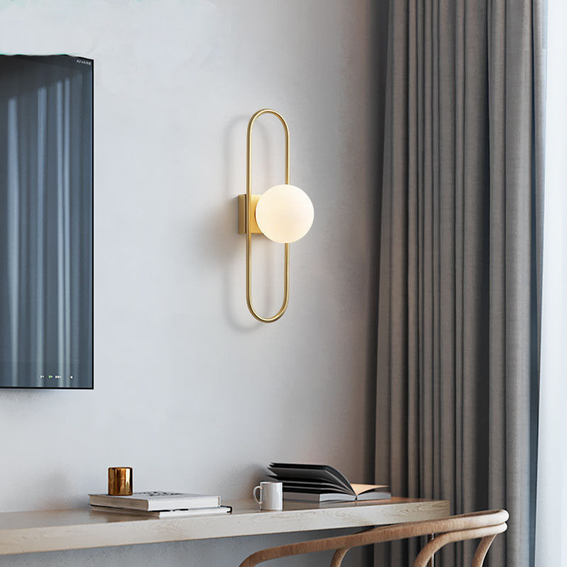 Nordic All-Copper Balls 1-Light Wall Sconce Lamp