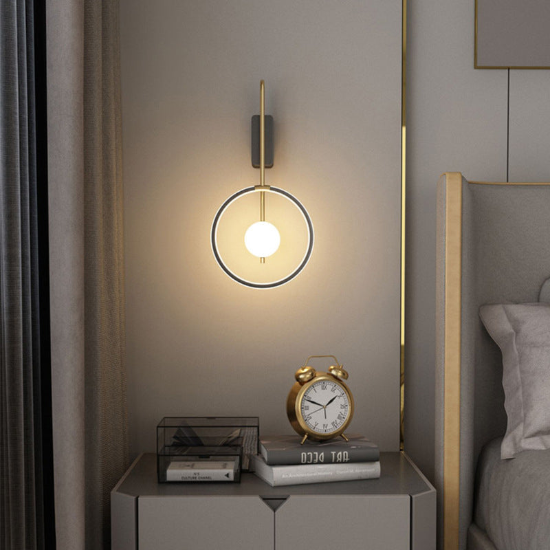 Simplicity Circle Ring Silicone Strip LED Wall Sconce Lamp