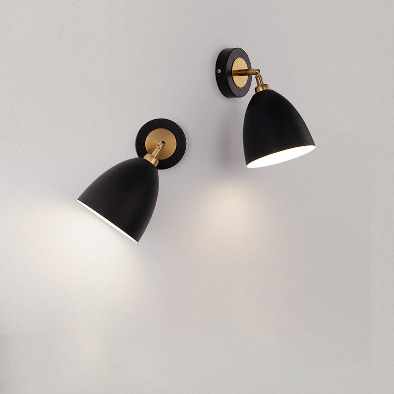 Iron Traditional Shape Shade 1-Light Wall Sconce Lamp