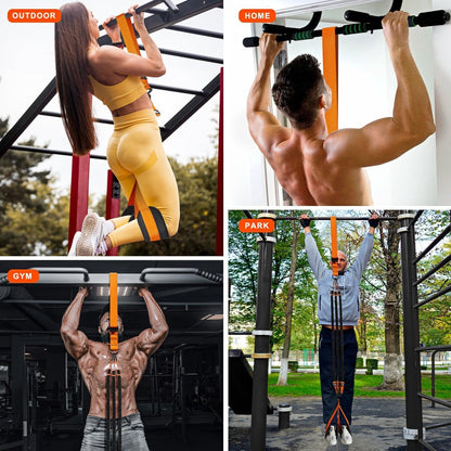 Pull Up Assist Band with Foot Holder