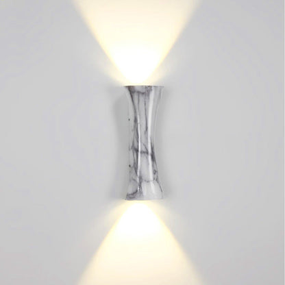 Waterproof Illuminated Aluminum Lens LED Wall Sconce Lamp
