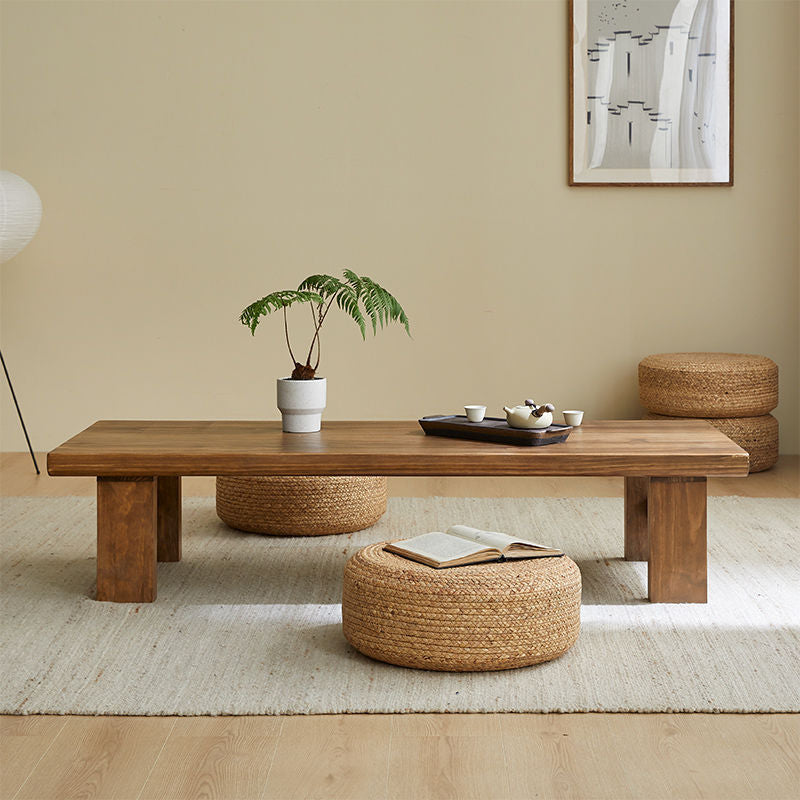 Traditional Solid Wood Coffee Table