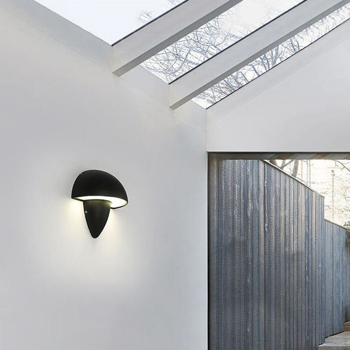 Waterproof Aluminum Mushroom LED Outdoor Wall Sconce Lamp