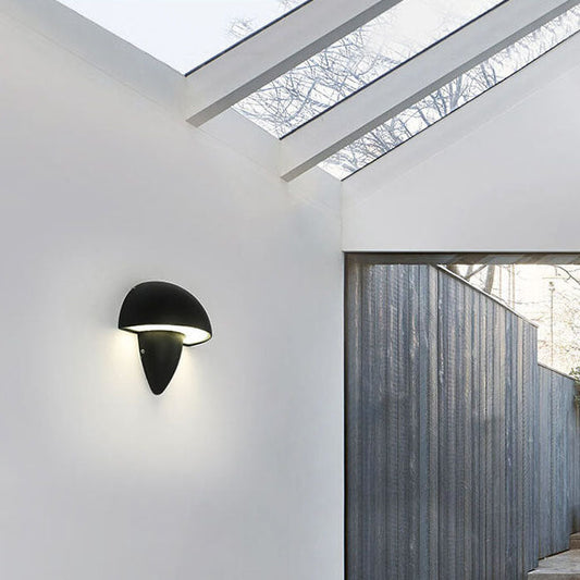 Waterproof Aluminum Mushroom LED Outdoor Wall Sconce Lamp