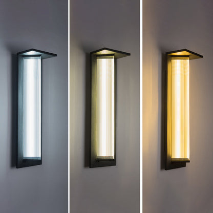Simplicity Acrylic Shade LED Waterproof Wall Sconce Lamp