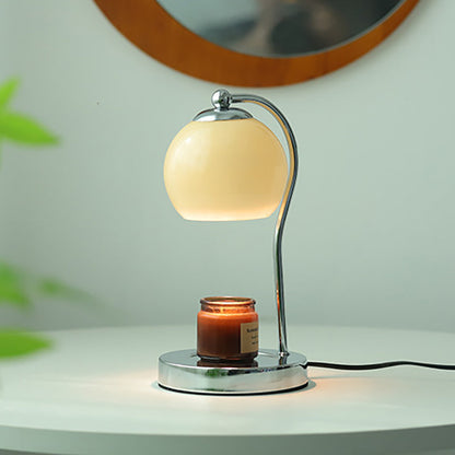 Modern Glass Orb Table Lamp
