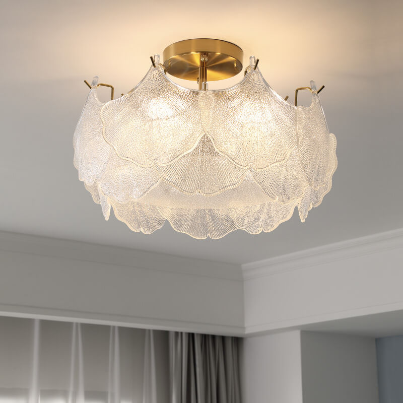 Traditional Leaf Ceiling Light