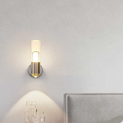 Luxury Aluminum Acrylic Column LED Wall Sconce Lamp