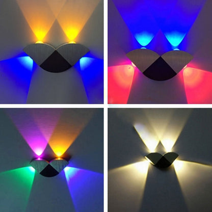 Modern Simplicity Butterfly Aluminum LED Wall Sconce Lamp