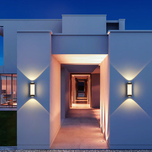 Simplicity Down Luminous LED Waterproof Wall Sconce Lamp