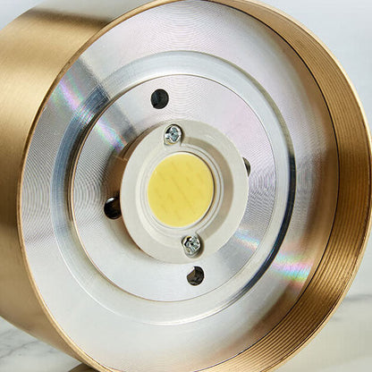 Nordic Luxury Copper Ultra-Thin LED Flush Mount Light