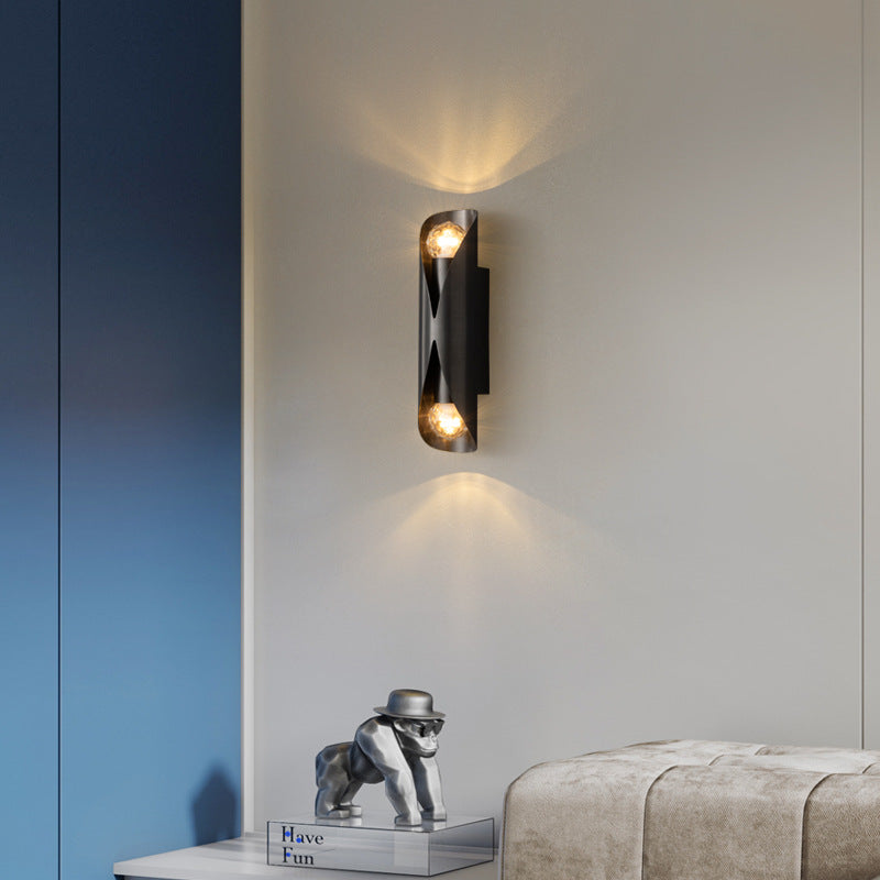 Light Luxury Long All Copper 2-Light Wall Sconce Lamp