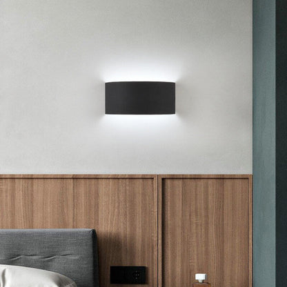 Solid Color Iron Half-circle LED Wall Sconce Lamp