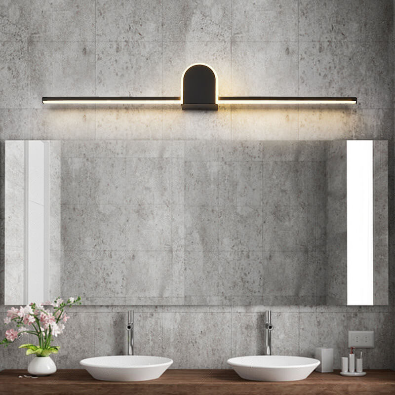 Minimalist Long Geometric Vanity Light LED Wall Sconce Lamp