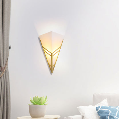 Nordic Iron Triangles Geometry 1-Light Wall Sconce Lamp