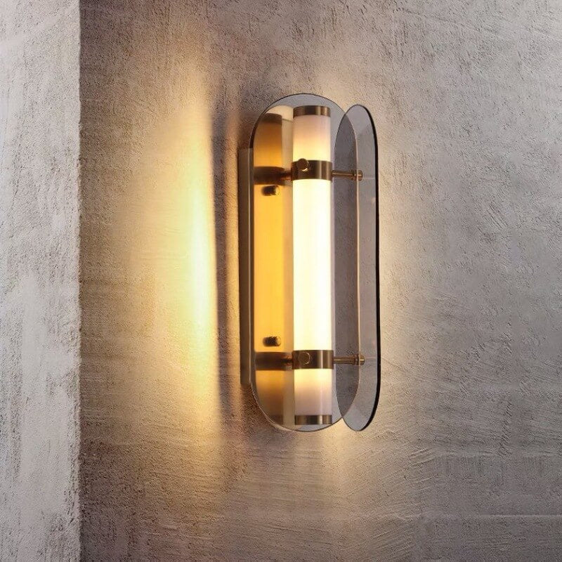 Scandinavian Minimalist Light Glass LED Wall Sconce Lamp