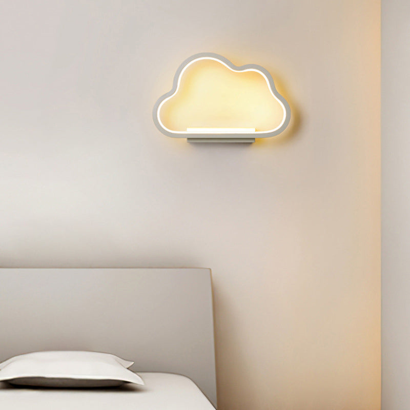 Simplicity Frame Silicone Strip LED Kids Wall Sconce Lamp