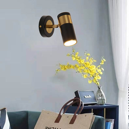 Scandinavian Hardware Iron Acrylic 1-Light Wall Sconce Lamp