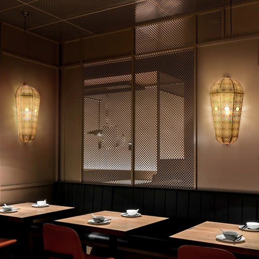 Full Out Semi-cone Shade PVC 1-Light Wall Sconce Lamp