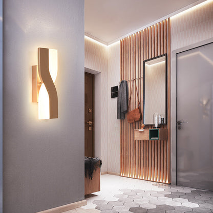 Creative Rotatable Funnel Iron Acrylic LED Wall Sconce Lamp
