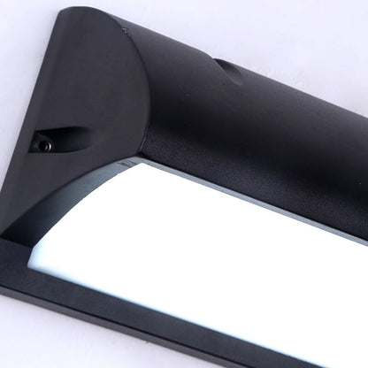 Geometry Outdoor Waterproof Sensor LED Wall Sconce Lamp