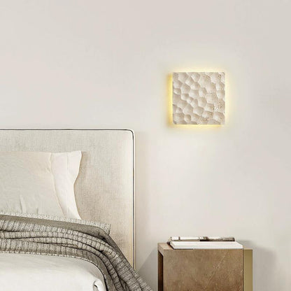 Contemporary Creative Stone Square LED Wall Sconce Lamp