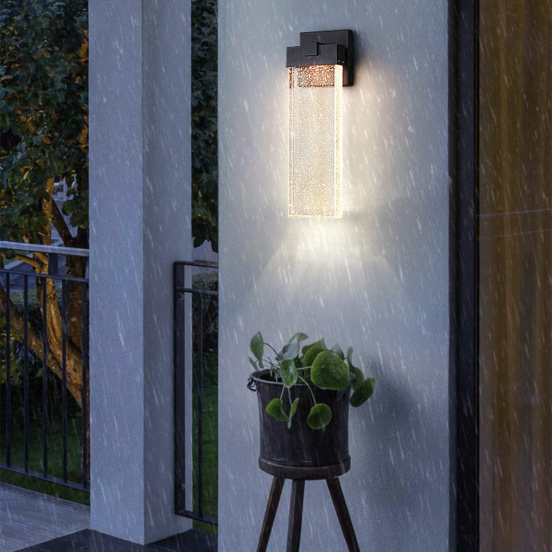 Simplicity Crystal Rectangular LED Wall Sconce Lamp