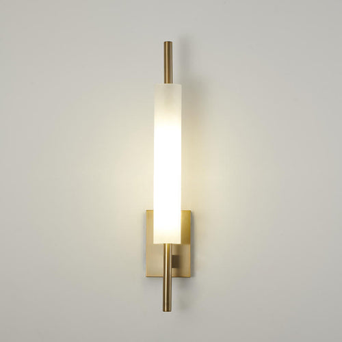 Modern Luxury Long Glass Column Design LED Wall Sconce Lamp