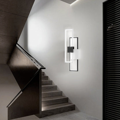 Double Aluminum Iron Silicone LED Wall Sconce Lamp