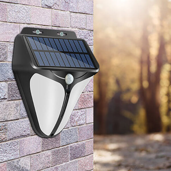 Solar Waterproof Body Sensor Patio LED Wall Sconce Lamp