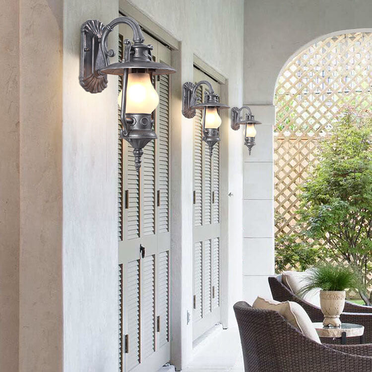 Aluminum Lamp 1-Light Outdoor Waterproof Wall Sconce Lamp
