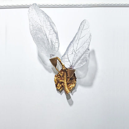 Resin Antique Brass Branch Shape LED Wall Sconce Lamp
