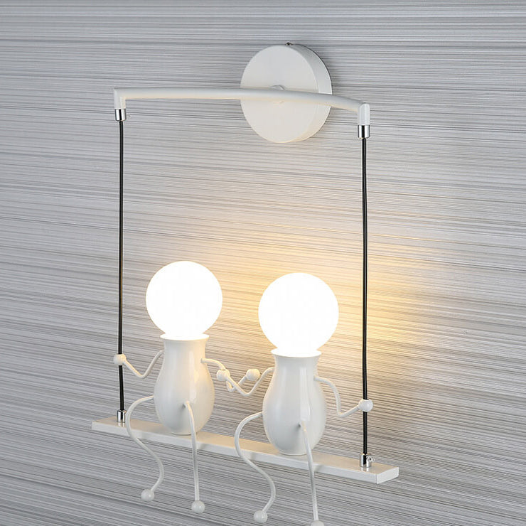 Creative Iron Children's Ball 2-Light Wall Sconce Lamp