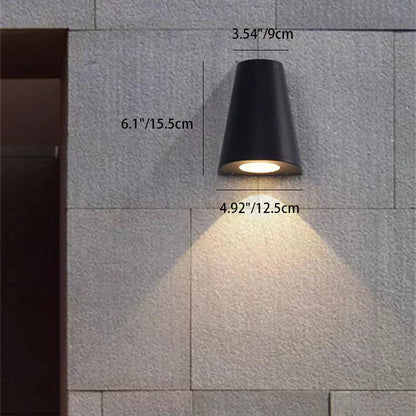 Waterproof Aluminum Horn LED Outdoor Wall Sconce Lamp