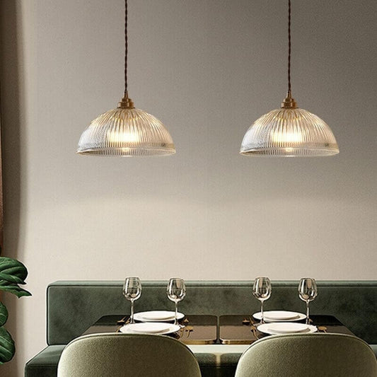 Modern Glass Dome Pendant Light