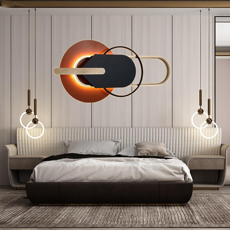Scandinavian Circle Ring Geometric LED Wall Sconce Lamp