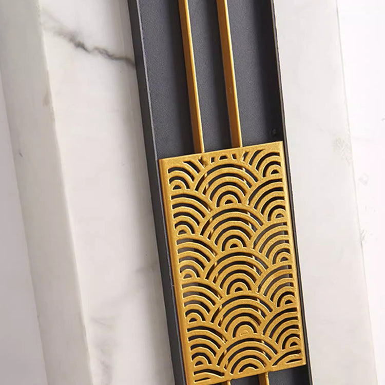 Chinese Stainless Steel Faux Marble LED Wall Sconce Lamp